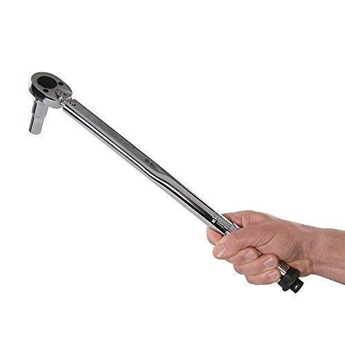Silverline 633567 Torque Wrench 1/2 inch Drive 28-210 Nm extension - converter