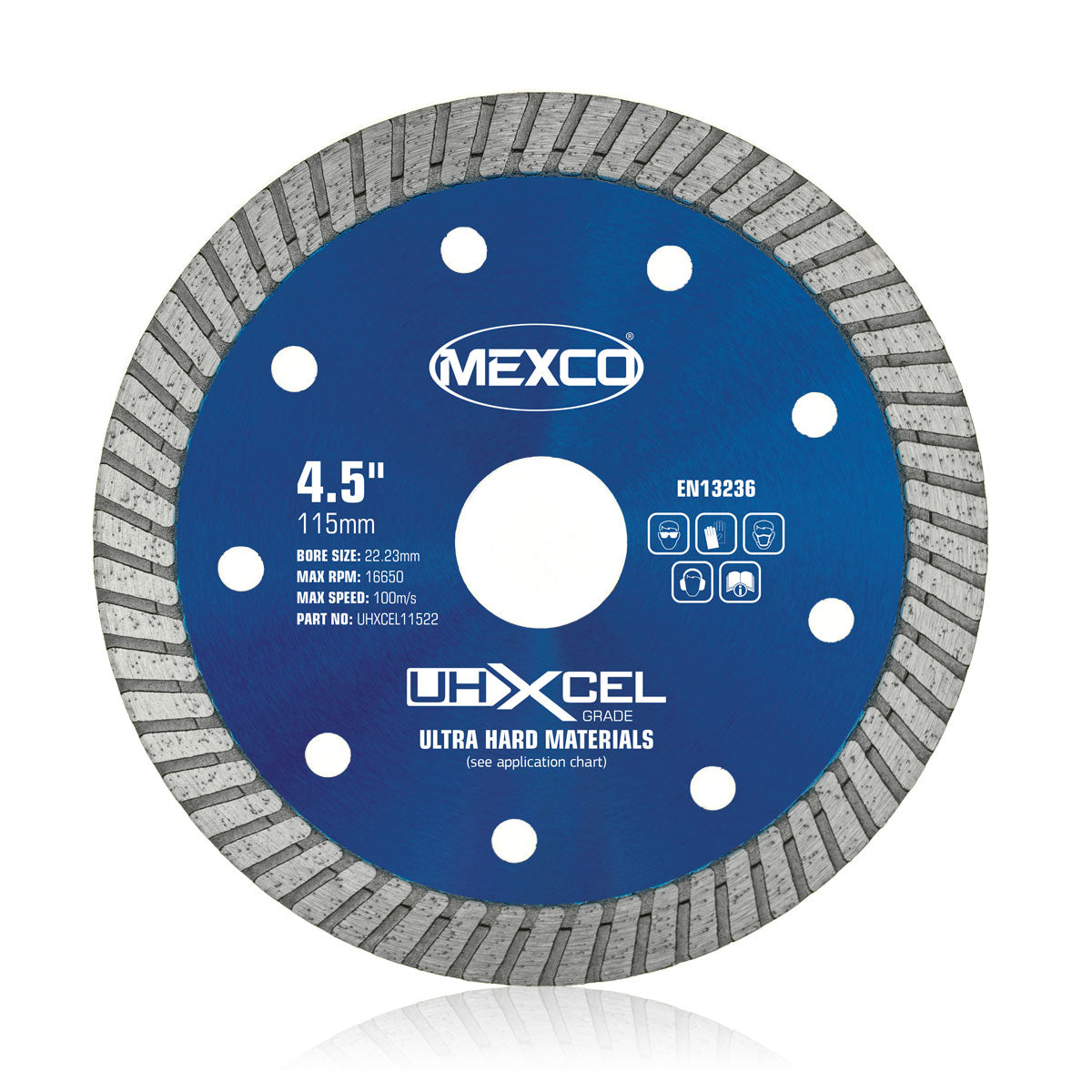 Mexco 115mm Ultra Hard Materials Diamond Blade