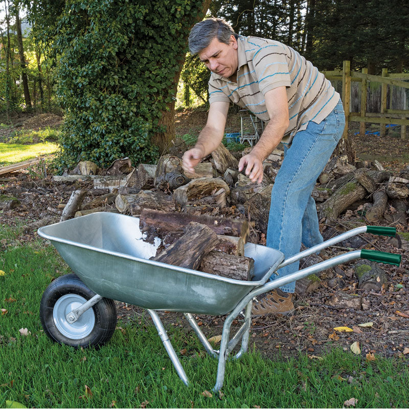 Draper 31619 Galvanised Wheelbarrow, 65L
