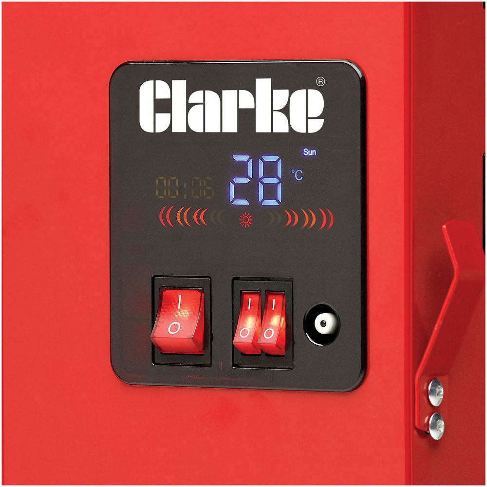 Clarke devil 370SPC 2.8kW remote controlled quartz halogen infrared heater (230V)