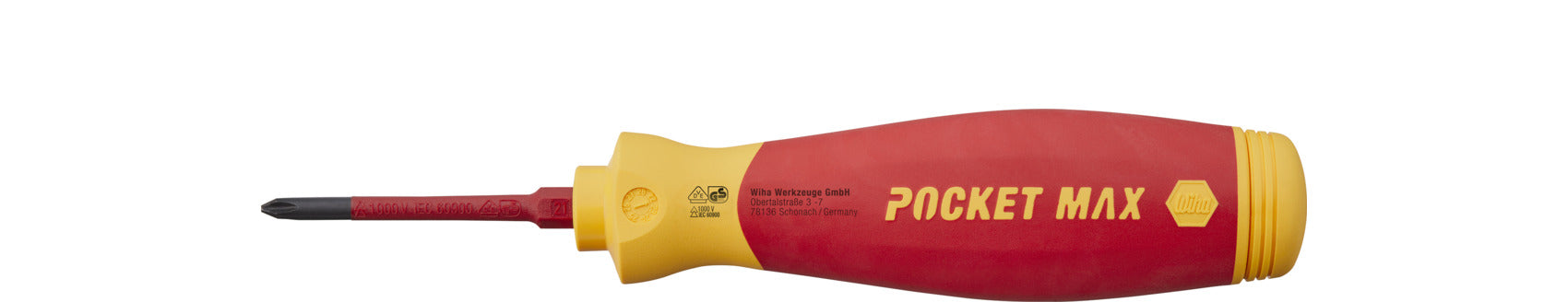Wiha Screwdriver with bit magazine PocketMax® electric 45296