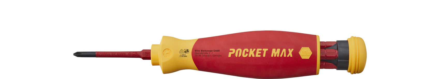 Wiha Screwdriver with bit magazine PocketMax® electric 45296