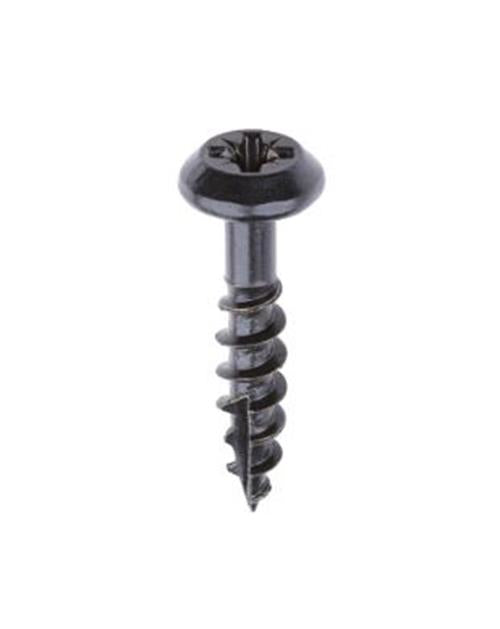 TIMCO Rainwater Screws - PZ - Low Profile Pan - Exterior - Black