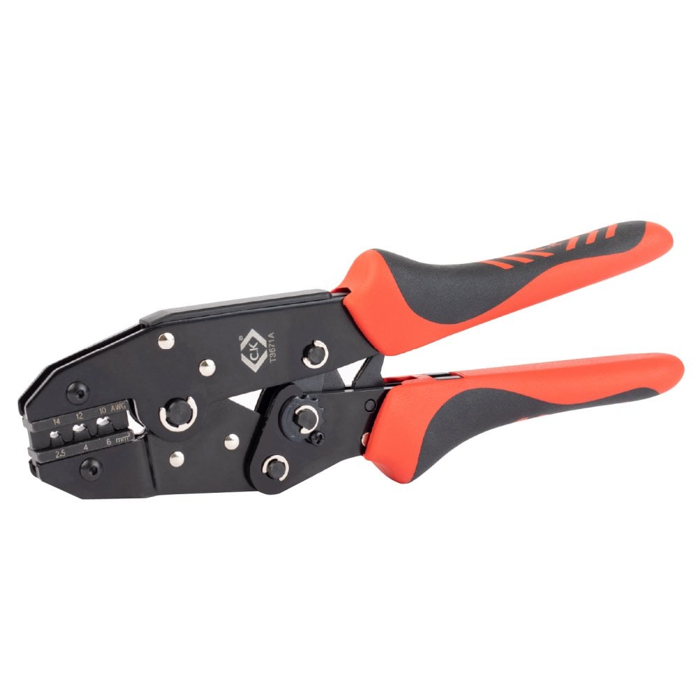C.K. Ratchet Crimping Plier Solar PV 250mm 2K - T3677