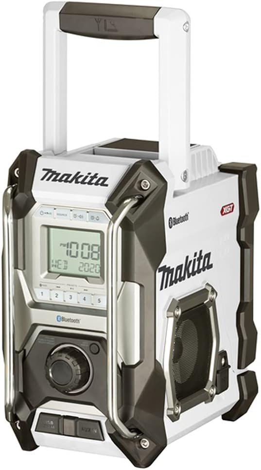Makita MR002GZ 12V-40V bluetooth radio CXT / LXT/ XGT. AC or Makita batteries, White