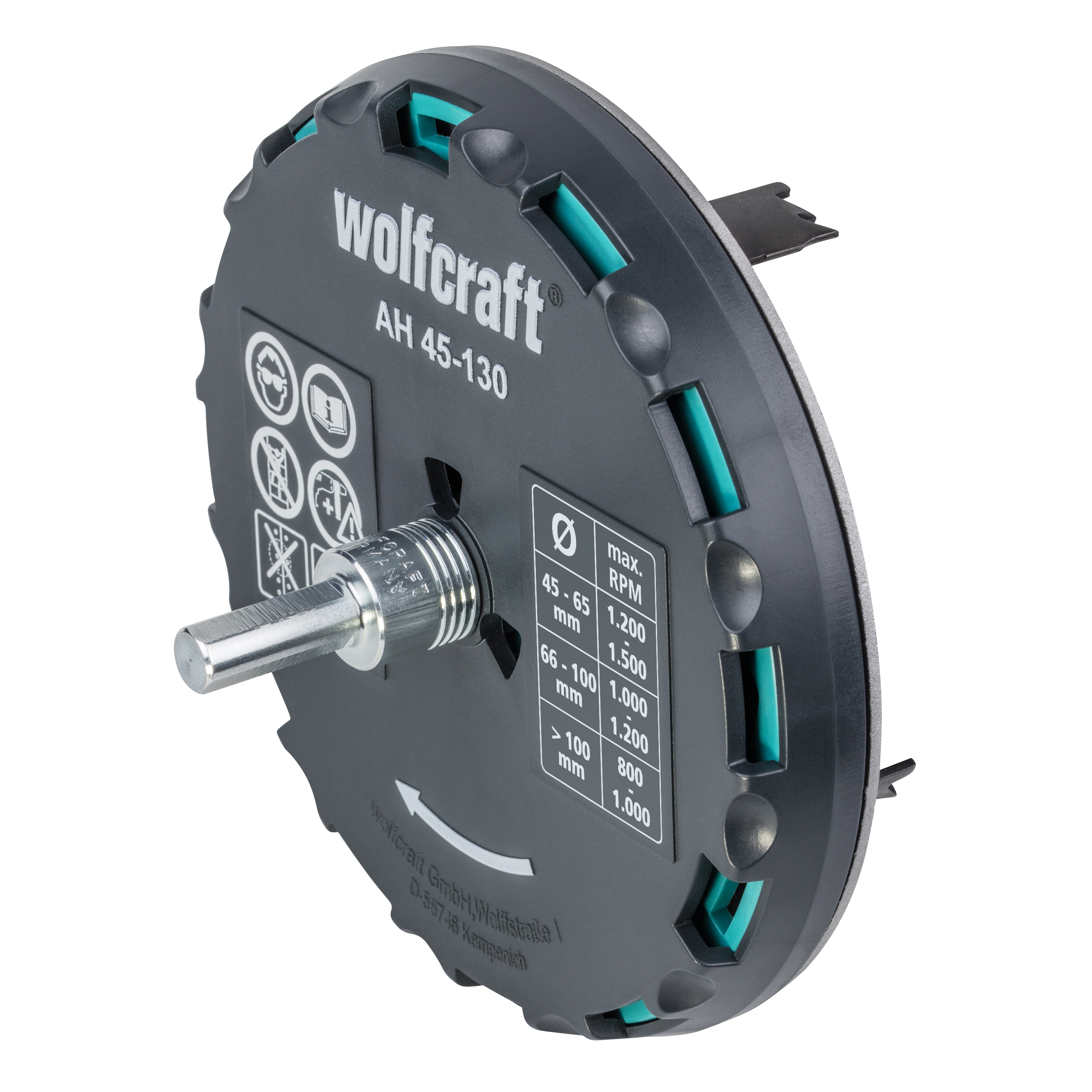 Wolfcraft Adjustable Hole Saw 45–130 mm 5978000