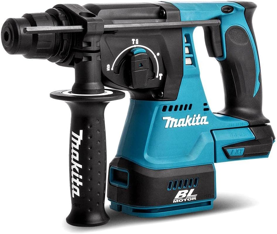 Makita DHR242Z 18V Brushless three-mode rotary hammer, 24mm / SDS-PLUS -Body only