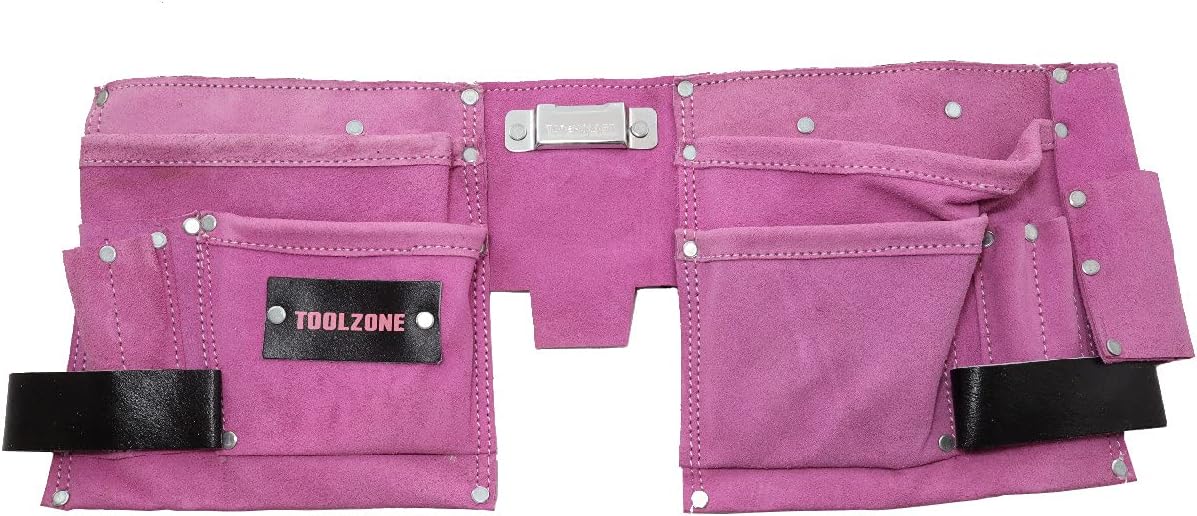 Toolzone Pink Double Tool Pouch