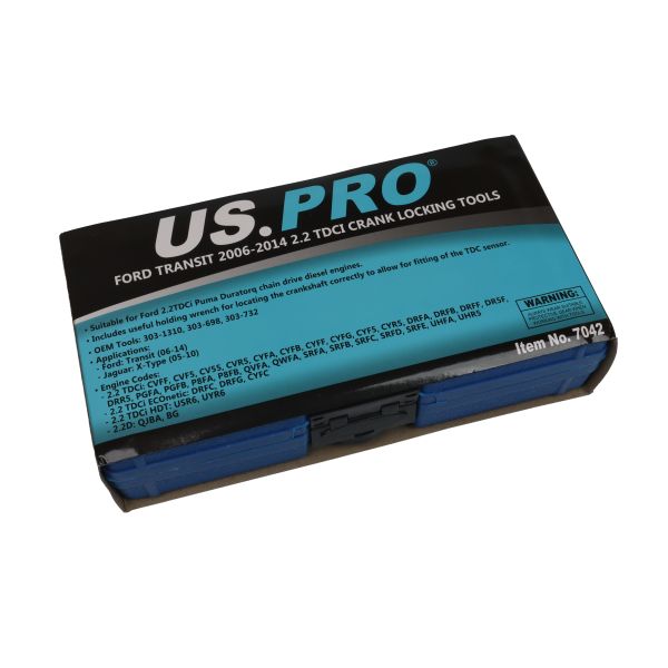 US PRO 7042 Ford transit 2006-2014 2.2 tdci crank locking tools