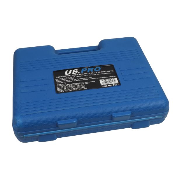 US PRO 7187 Ford duratorq timing tool kit 2.0, 2.2, 2.4, 3.2 TDCI/TDDI/TDI