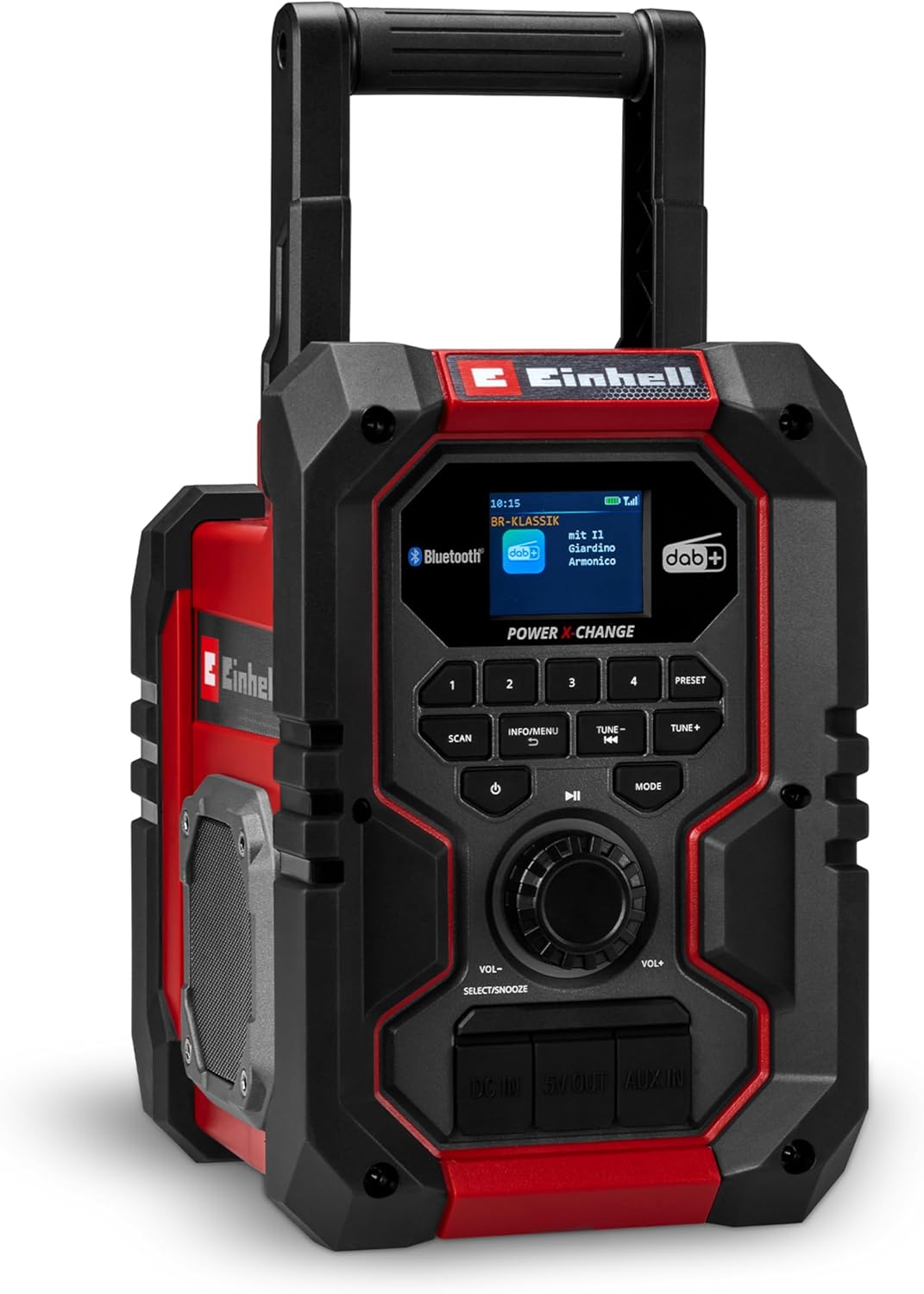 Einhell Cordless Building Site Radio TE-CR 18 Li DAB+/FM/BT