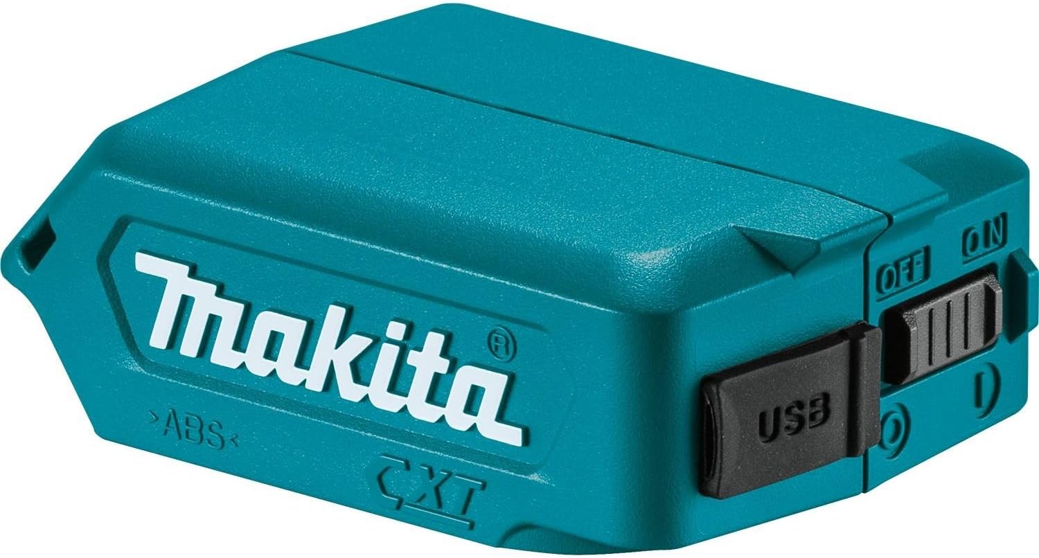 Makita DEAADP08 USB Adaptor for 10.8 V / 12 V Max. for Li-ion Batteries