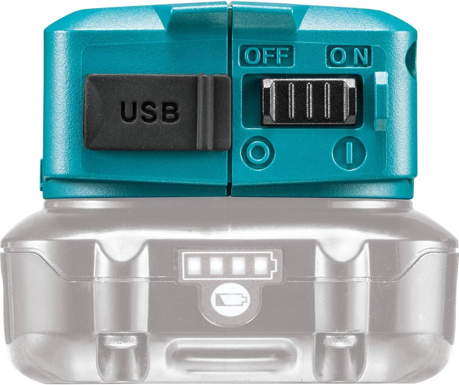 Makita DEAADP08 USB Adaptor for 10.8 V / 12 V Max. for Li-ion Batteries