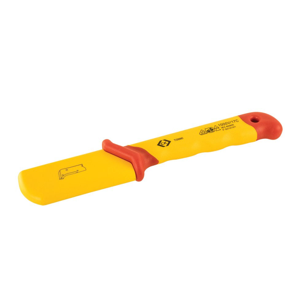 C.K T0990 VDE Cable Sheath Stripping Knife, Yellow/Red