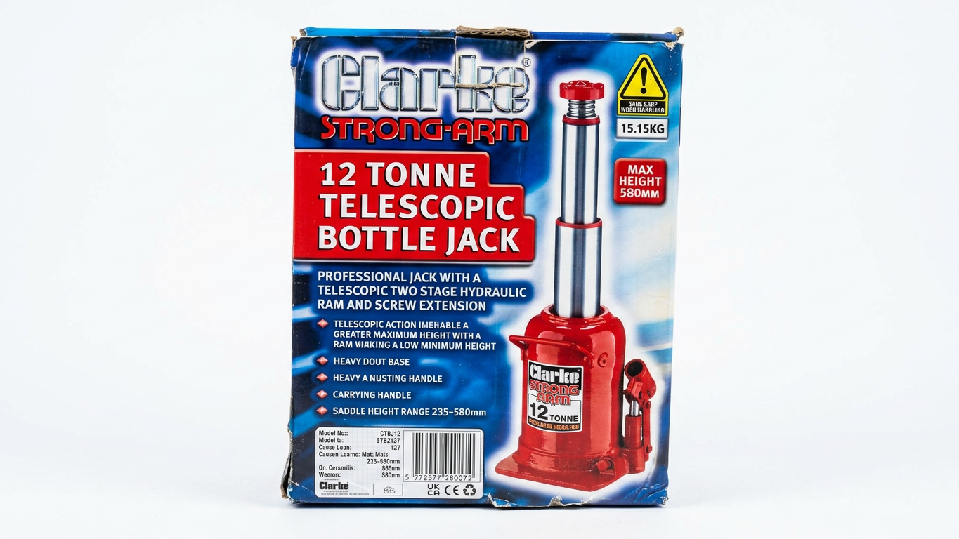 Clarke CTBJ12 12 Tonne Telescopic Bottle Jack
