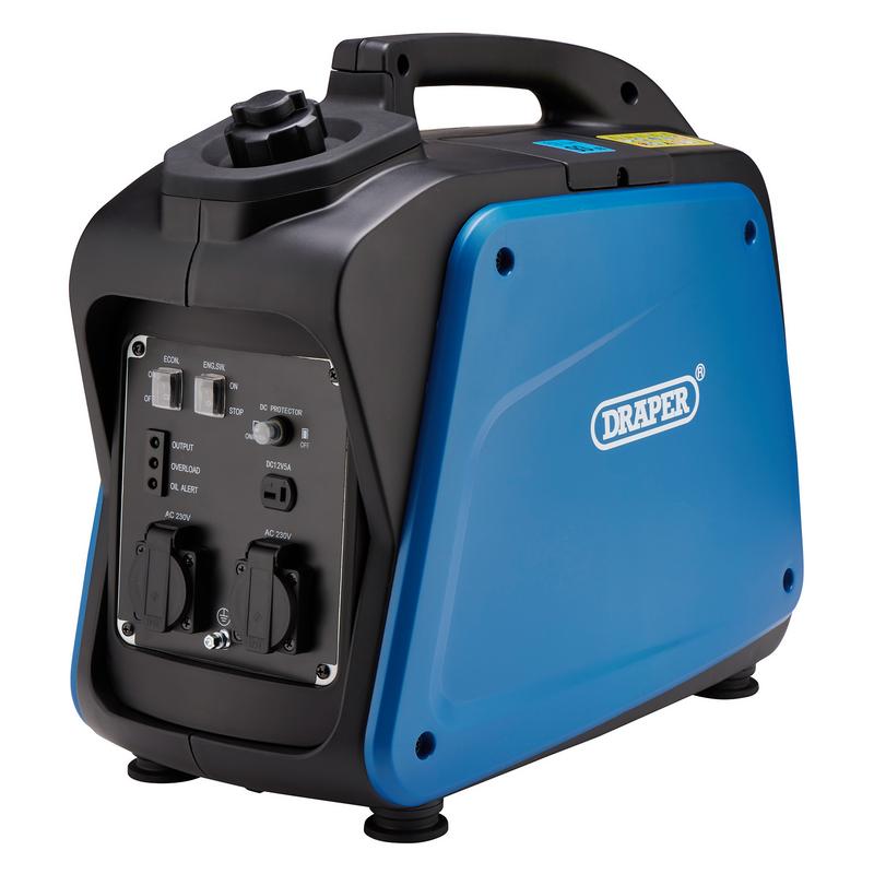 Draper DGI2000 Petrol Inverter Generator, 1700W