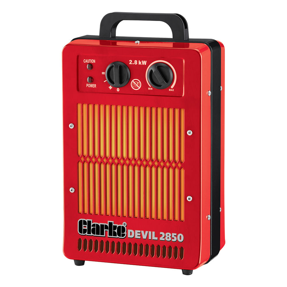 Clarke devil 2850 2.8kW electric fan heater