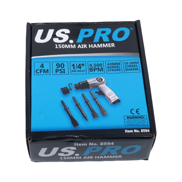 US PRO 8594 150MM Air Hammer - 4,500BPM