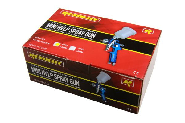RESOLUT 8762 0.8MM Nozzle HVLP gravity feed spray gun 125ML