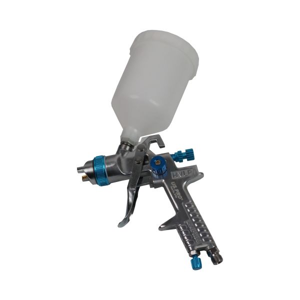 US PRO 8769 Blue HVLP Gravity spray gun 600ML CUP 1.4MM Nozzle