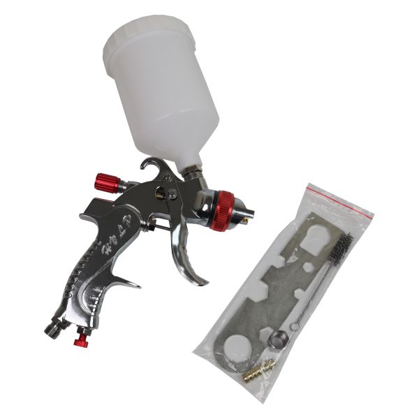 US PRO 8792 Red HVLP spray gun 600ML Nylon cup - 1.7MM NOZZLE