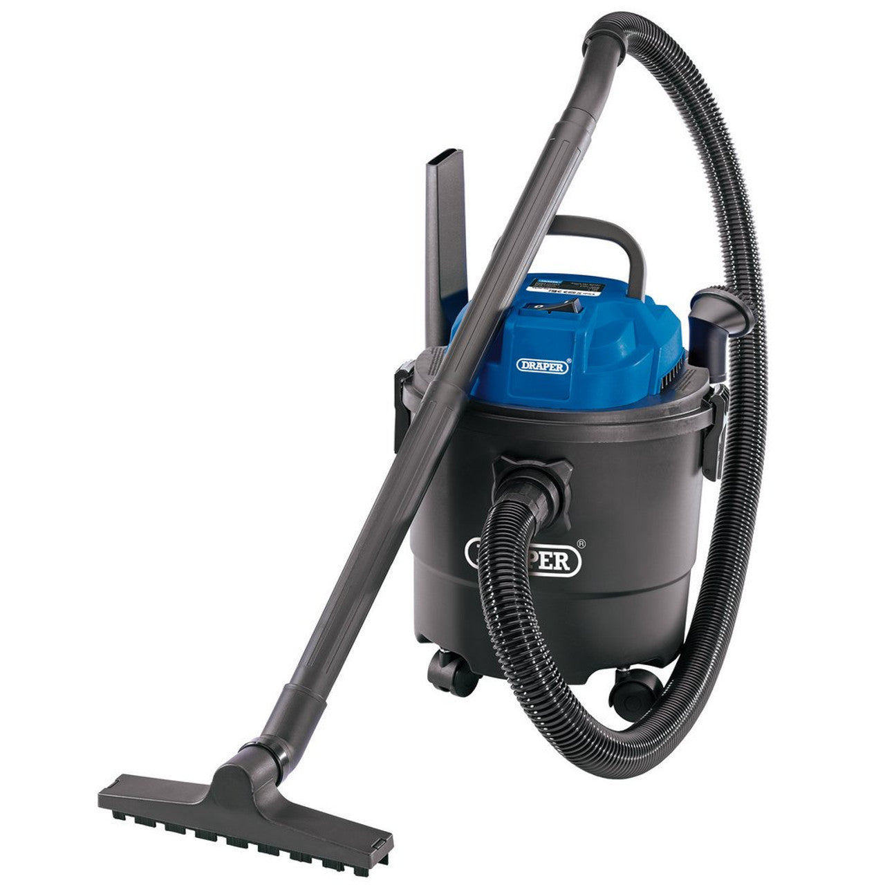 Draper 230V Wet & Dry Vacuum Cleaner, 15L, 1250W, 90107