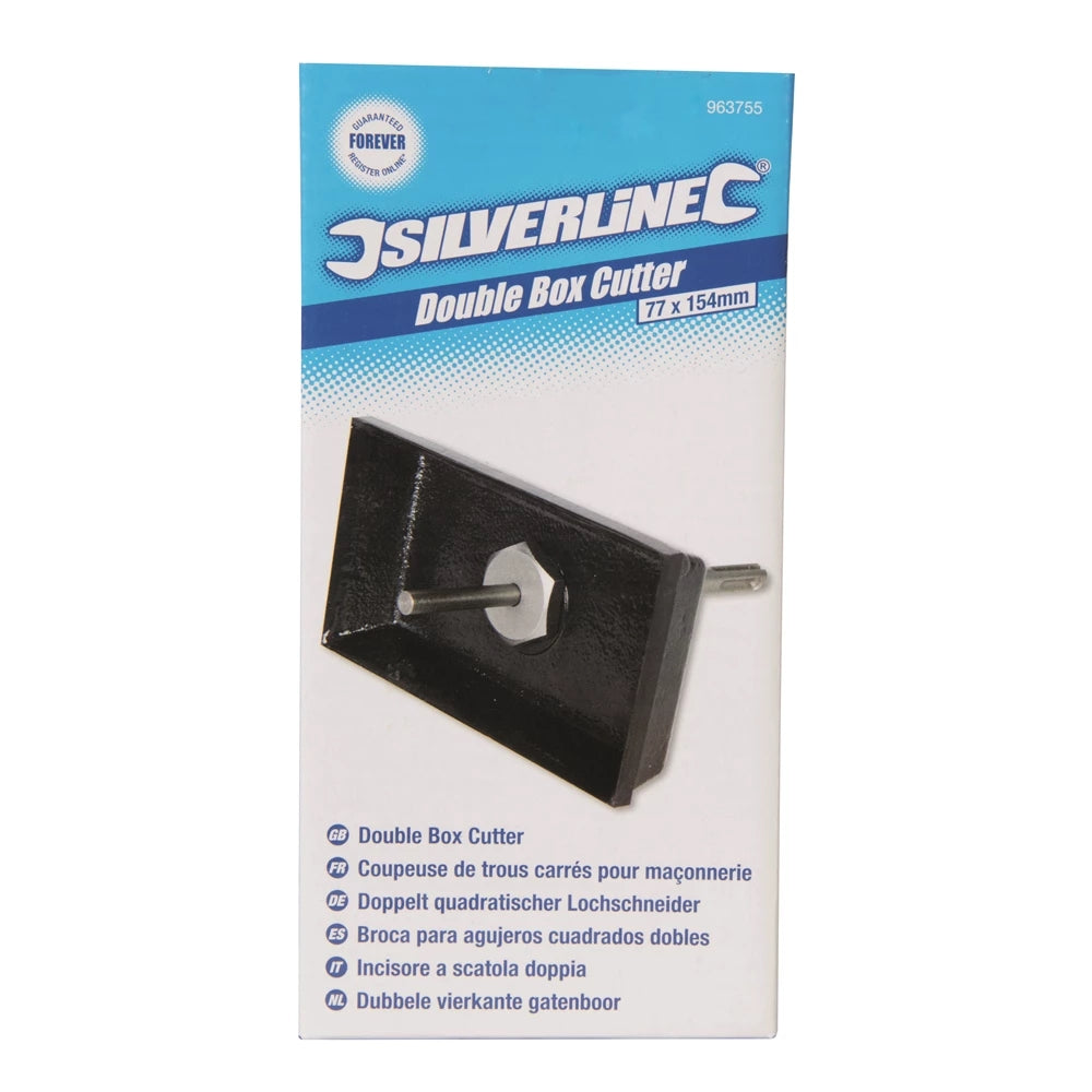 Silverline Double Box Cutter 80 x 140mm