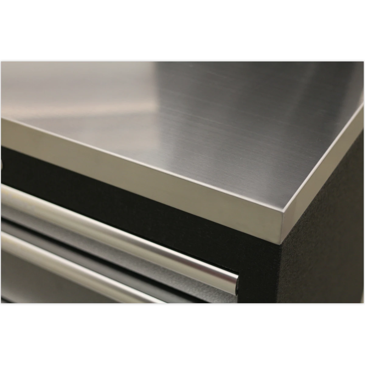 Sealey Superline PRO® Storage System with Stainless Worktop 3.24m - APMSSTACK03SS