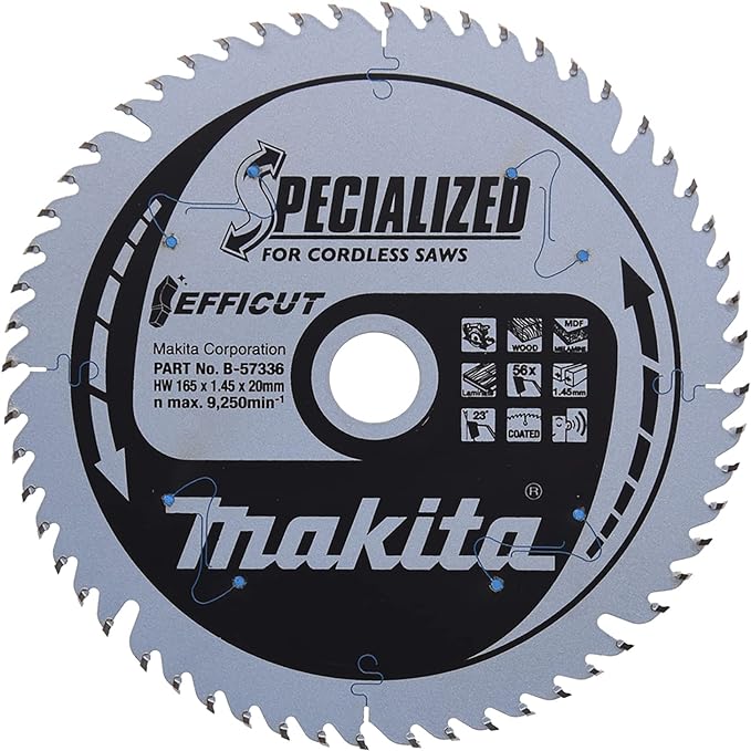 Makita B-57336 TCT Efficut Saw Blade 165x56T