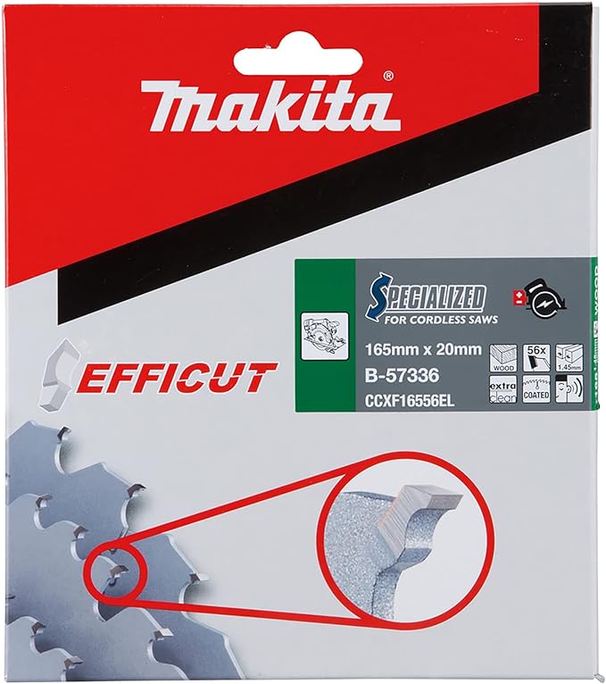 Makita B-57336 TCT Efficut Saw Blade 165x56T