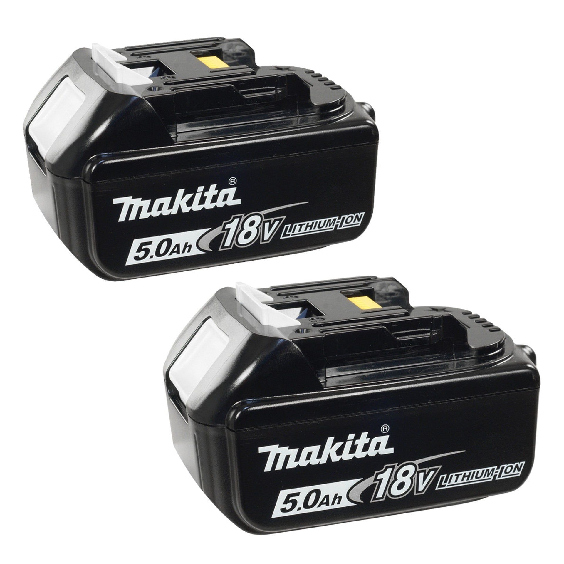 Makita 2X 18V 5.0Ah LXT Li-ion Battery (Twin Pack) - BL1850