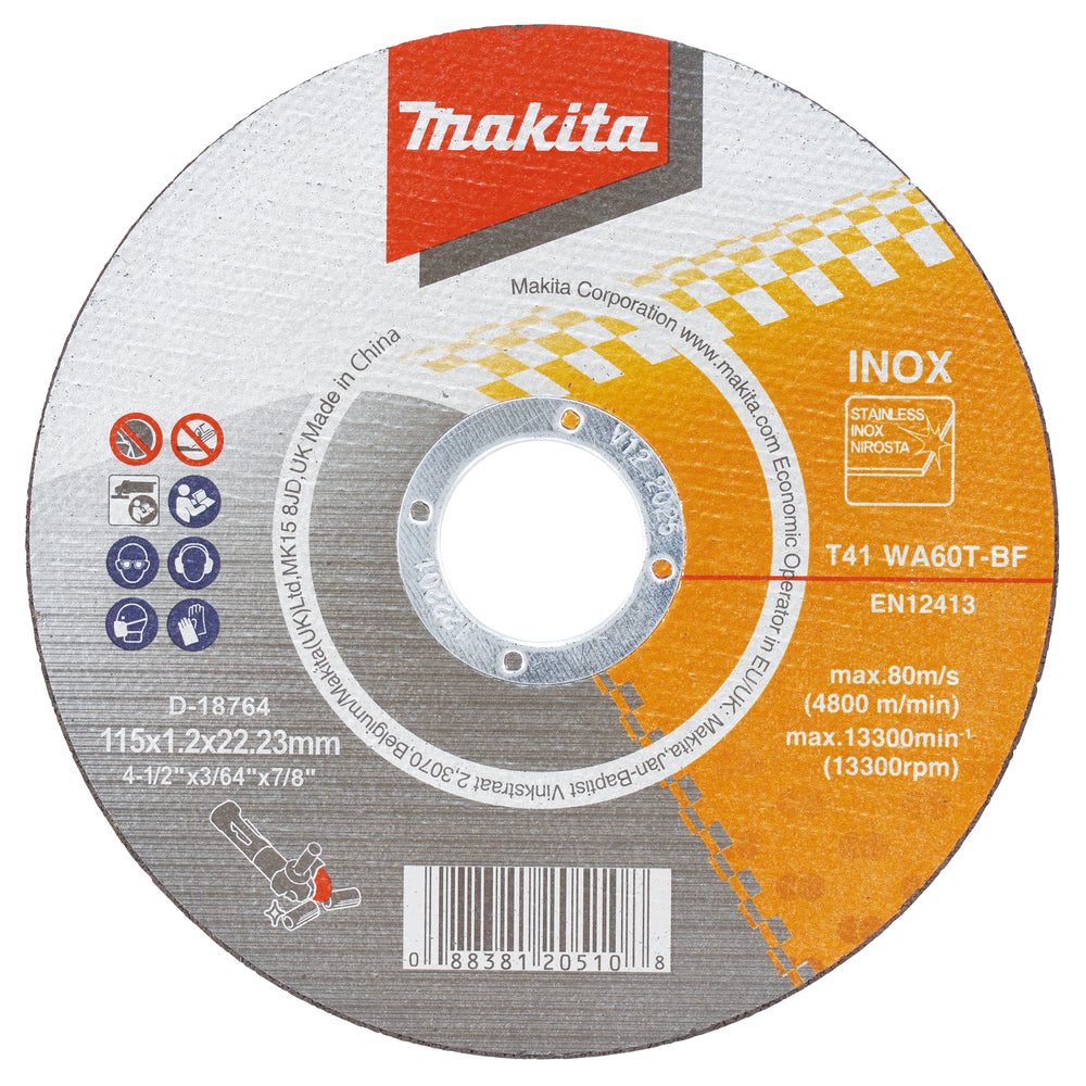 Makita D-18764-10 Cut-Off wheel 115mm