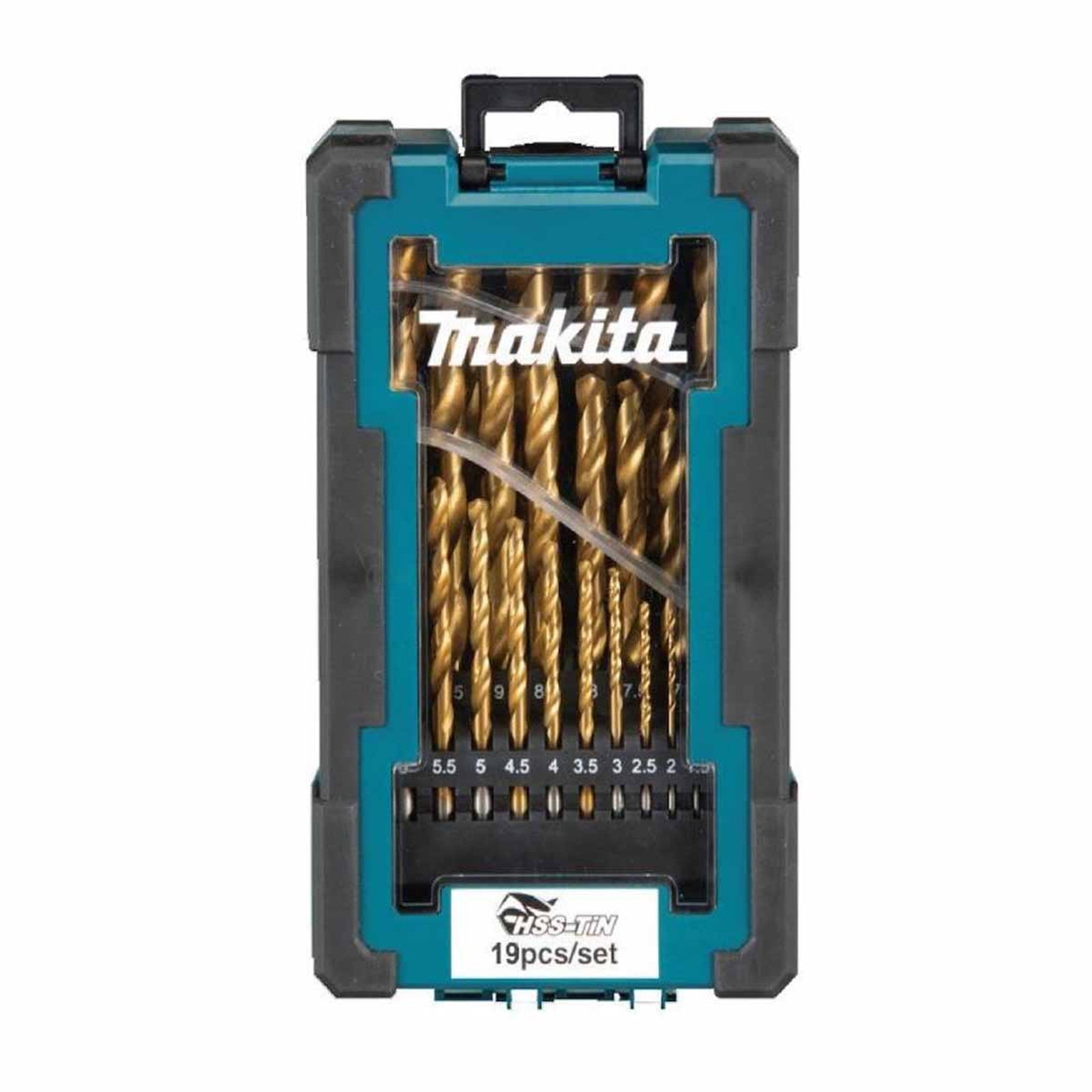 Makita D-72229 HSS-TIN Drill Bit Eco Set (19 Pieces)