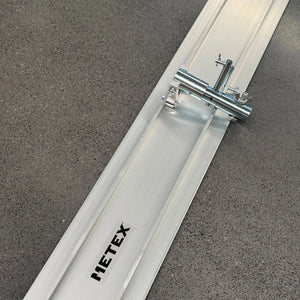 Metex Trade Value aluminium bull float kit with 1200mm blade and handles – view 5
