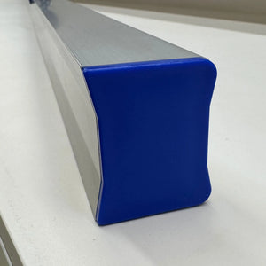 Metex 2000mm aluminium tamper beam screed bar with bubble level – view 4