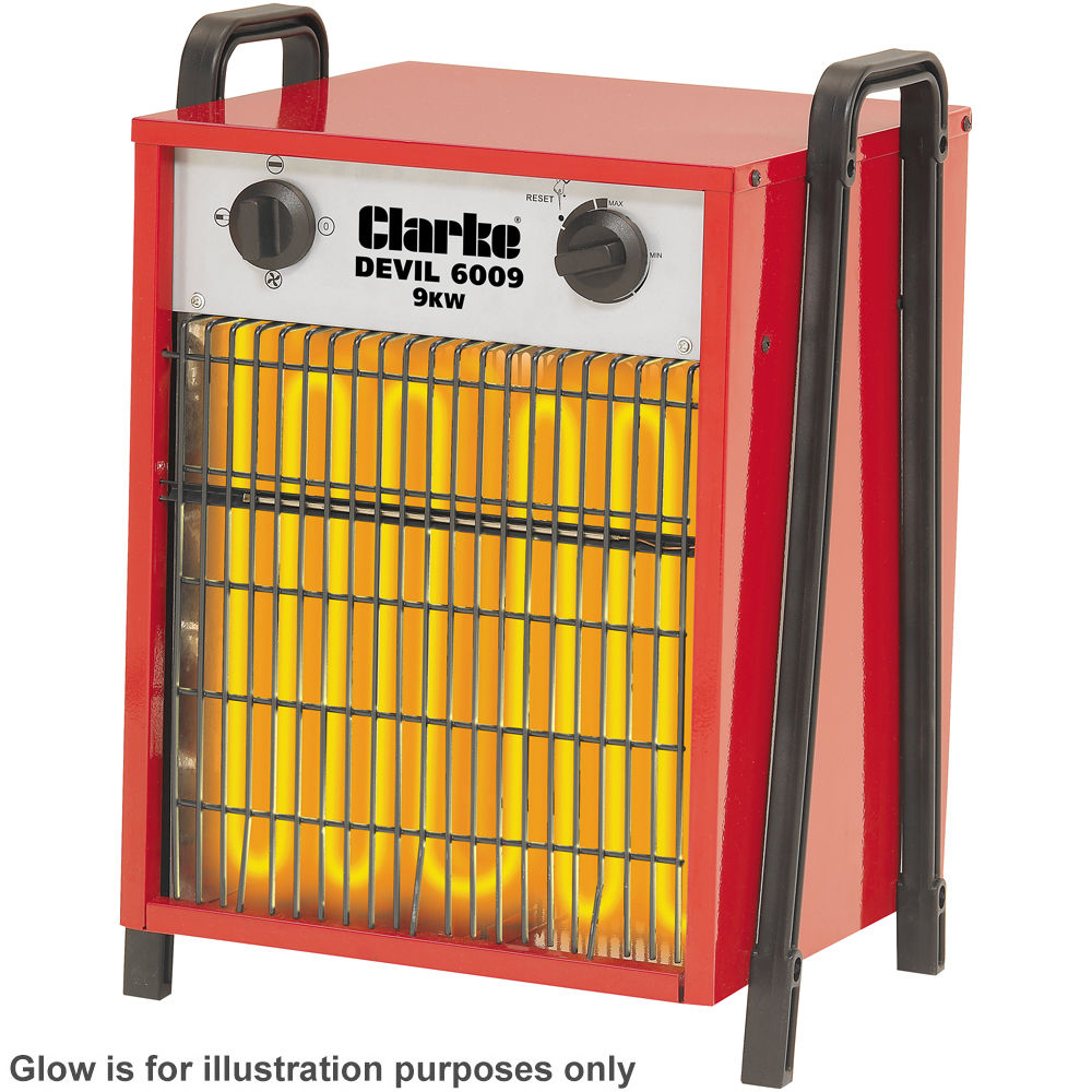Clarke devil 6009 9kW industrial electric fan heater (400V)