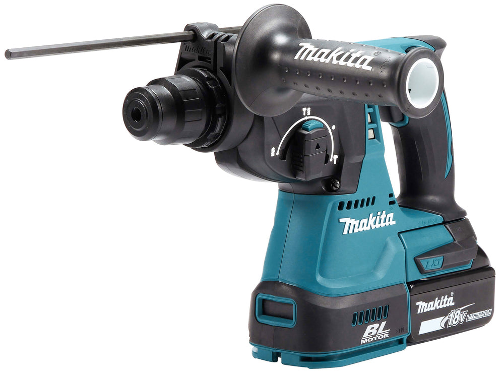 Makita DHR242Z 18V Brushless three-mode rotary hammer, 24mm / SDS-PLUS -Body only