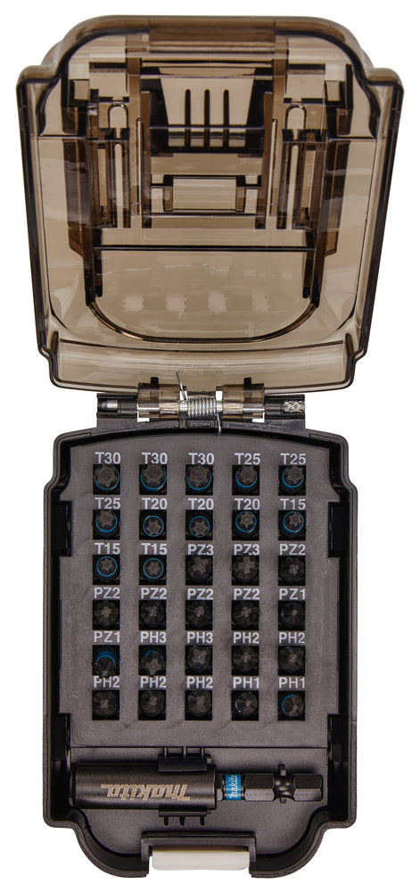 Makita E-03084 Impact black 31 piece set in battery shaped case