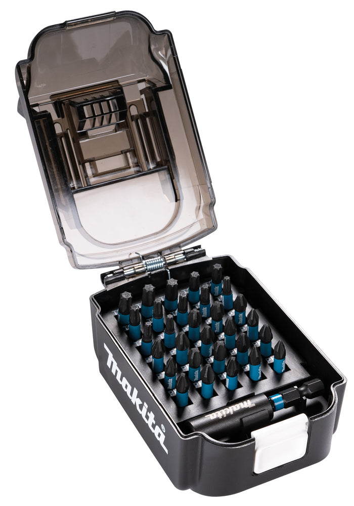 Makita E-03084 Impact black 31 piece set in battery shaped case