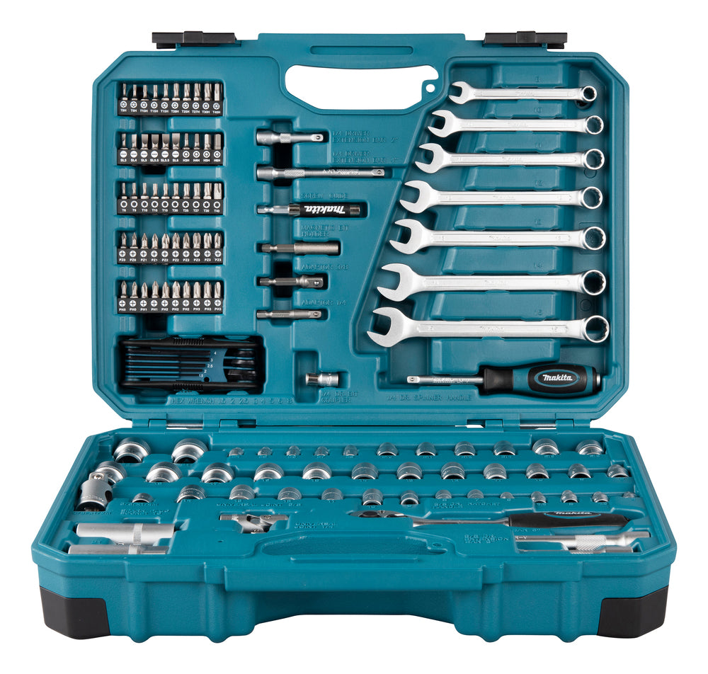 Makita E-06616 hand tool & screw bit set, 120 pcs