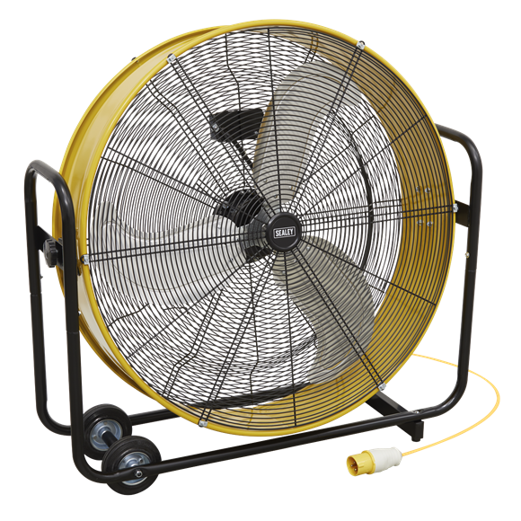 Sealey HVD30110V industrial high velocity drum fan 30" 110V