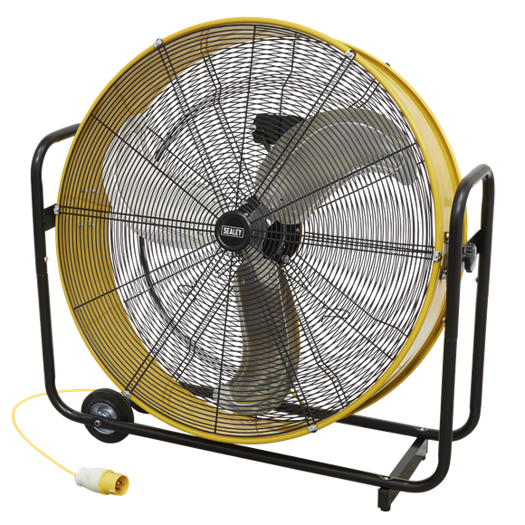 Sealey HVD30110V industrial high velocity drum fan 30" 110V