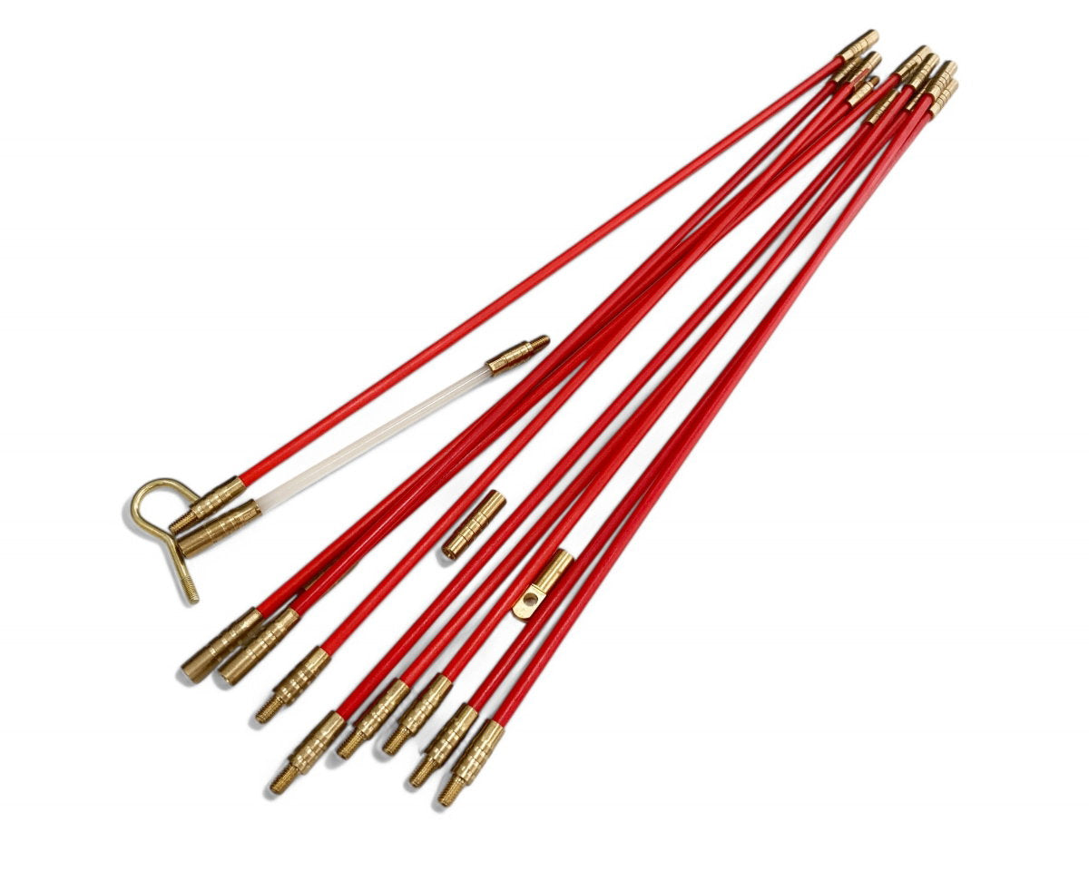 Toolzone Cable Access Threading Kits for Cavities etc - 3.3m - 330mm