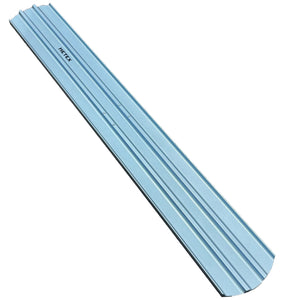 Metex 1500mm magnesium round-end bull float blade on white background