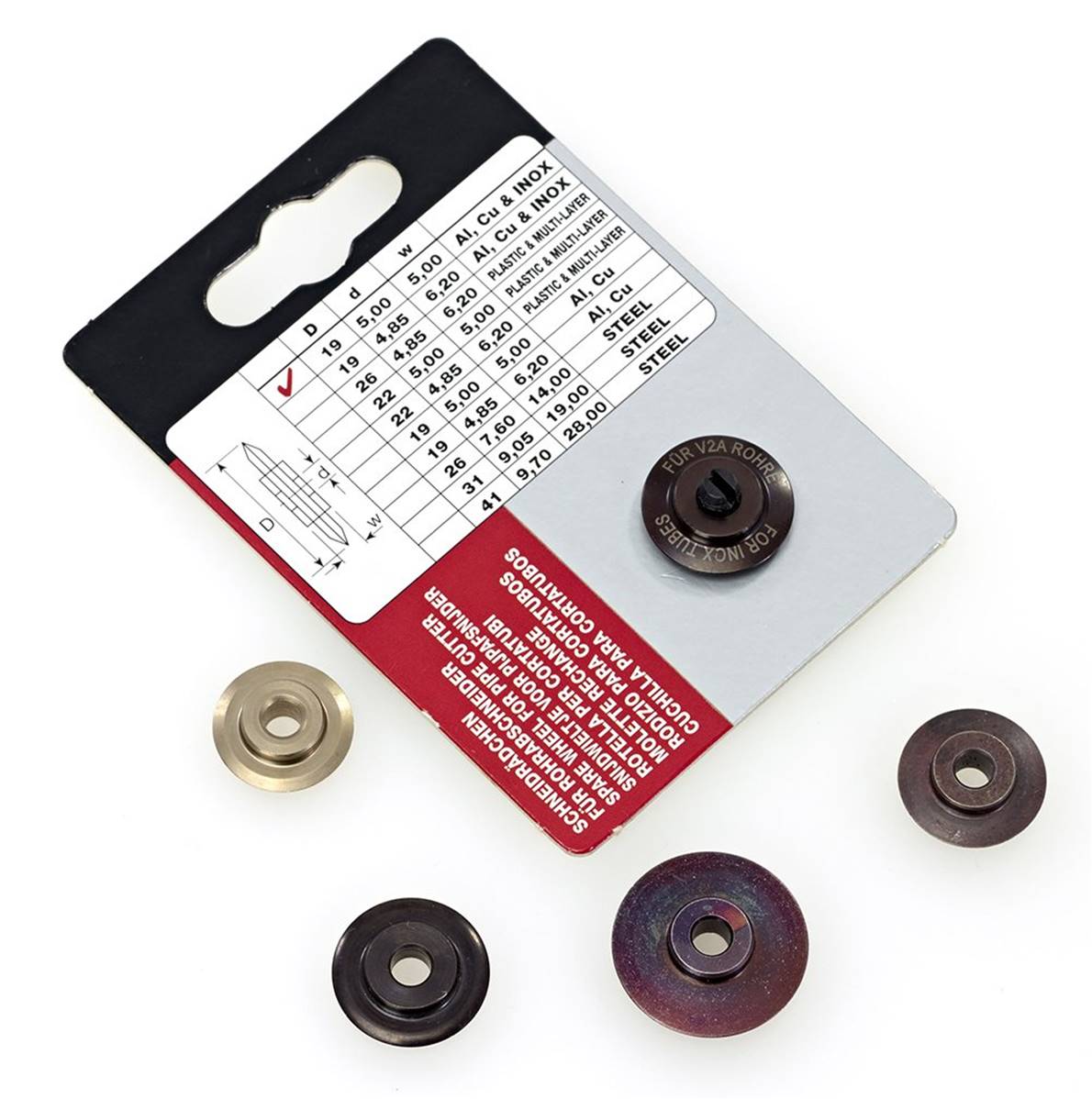 Nerrad Spare Cutting Wheel PVC/MULTILAYER NT4067 (NT624825P)