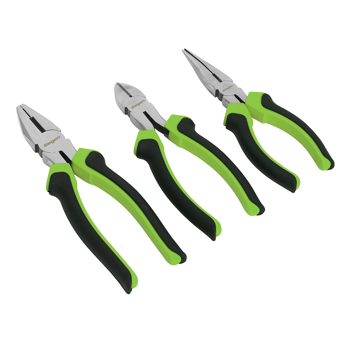 Sealey S0645 Comfort Grip Pliers Set, 3 Pieces