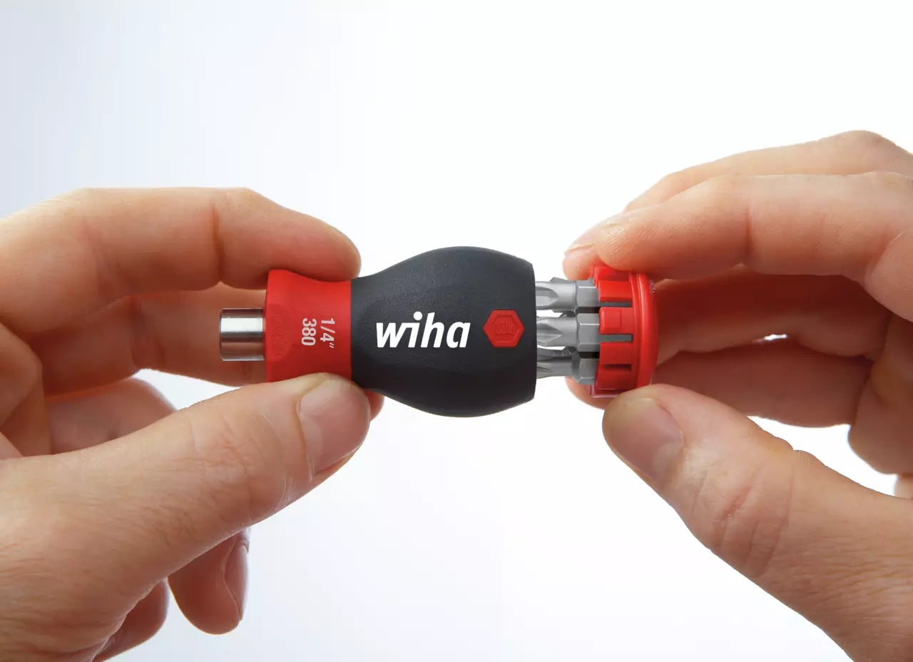Wiha Screwdriver with bit magazine magnetic