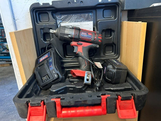 Sealey CP400LI Cordless Impact Wrench 18V Hi-Vis - 1/2" Dr , 400NM USED