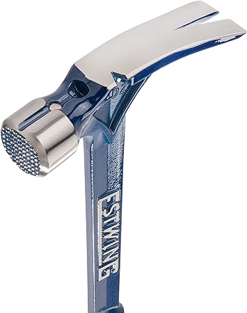 Estwing Framing Hammer Milled Face 19oz - Blue Nylon Grip - Ultra Series E6/19SM