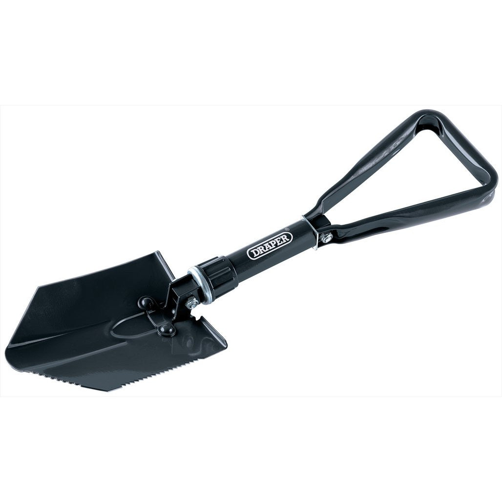 Black folding spade Draper 